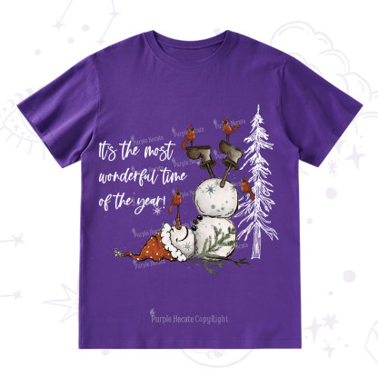 Purplehecate It's The Most Wonderful Time Of The Year Christmas T-Shirt