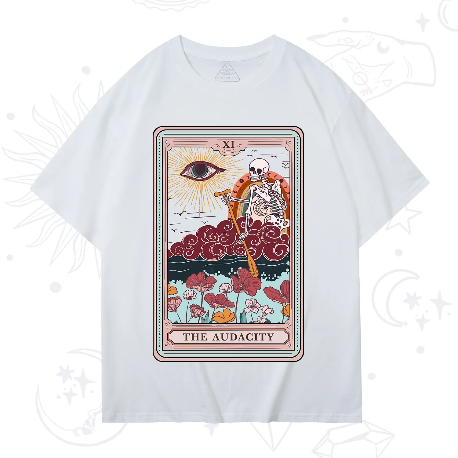 Purplehecate The Audacity Tarot Card T-Shirt