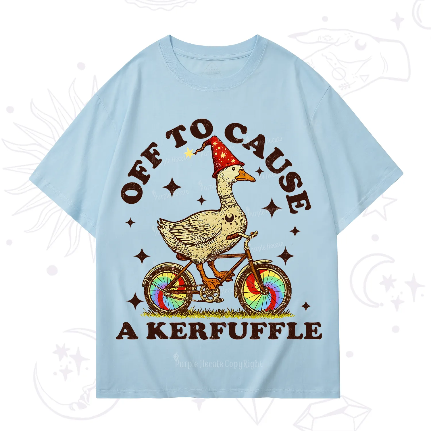 Purplehecate Off?to?Cause?a?Kerfuffle?Goose T-Shirt