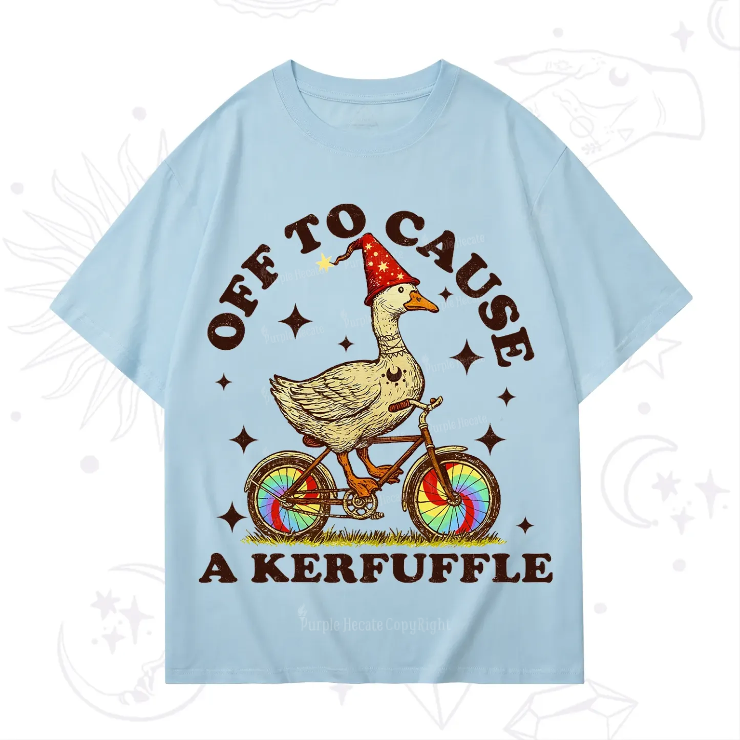 Purplehecate Off?to?Cause?a?Kerfuffle?Goose T-Shirt