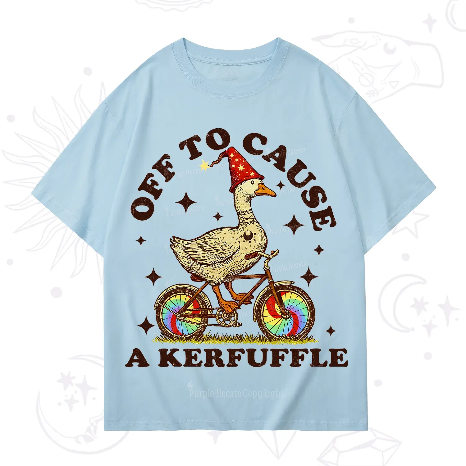 Purplehecate Off?to?Cause?a?Kerfuffle?Goose T-Shirt