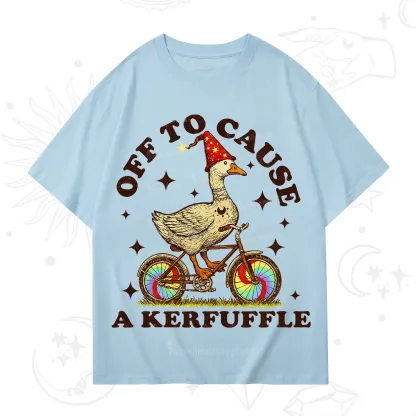Purplehecate Off?to?Cause?a?Kerfuffle?Goose T-Shirt