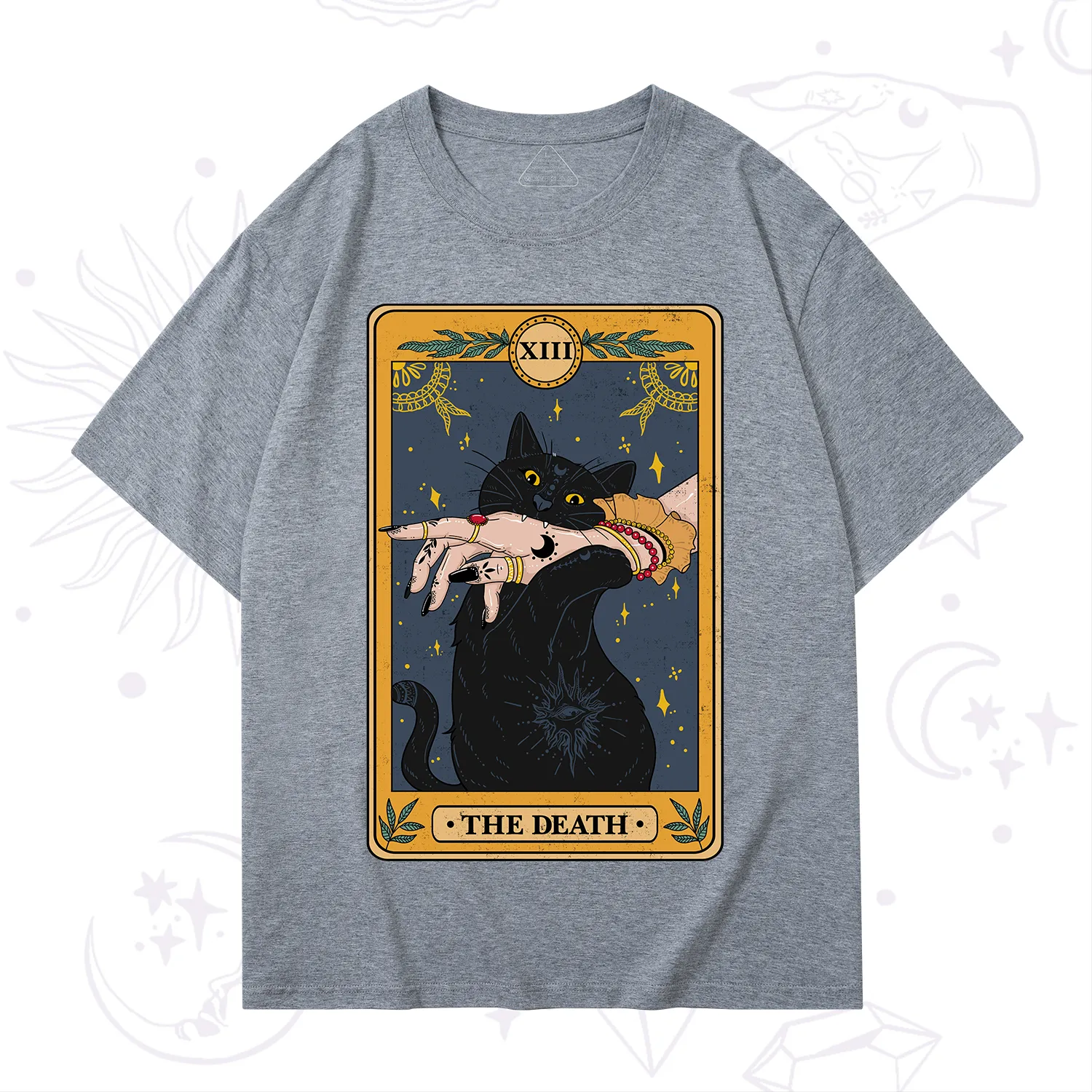 Purplehecate The Death Card Tarot Cat T-Shirt