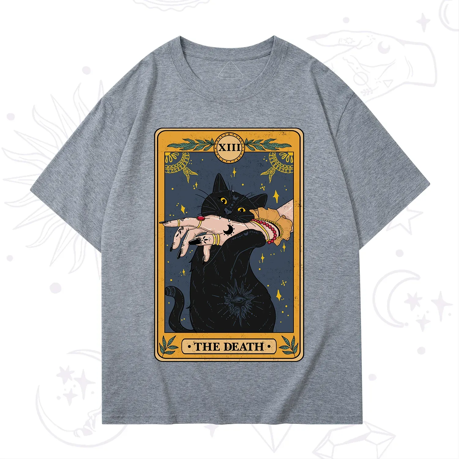 Purplehecate The Death Card Tarot Cat T-Shirt