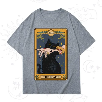 Purplehecate The Death Card Tarot Cat T-Shirt