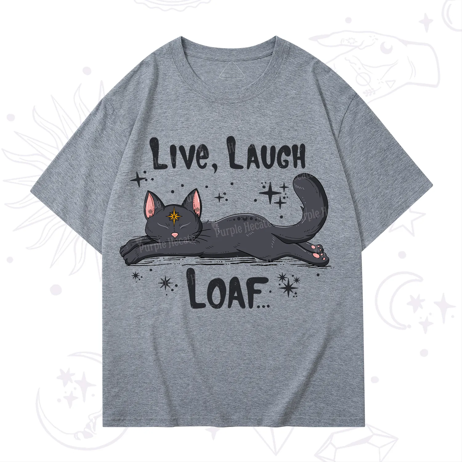 Purplehecate Live Laugh Loaf T-Shirt