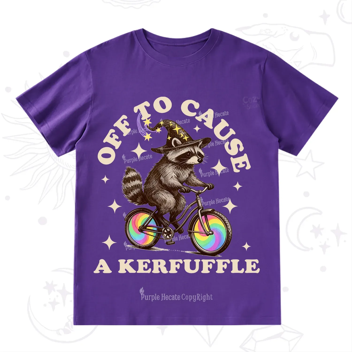 Purplehecate Off To Cause A Kerfuffle T-Shirt