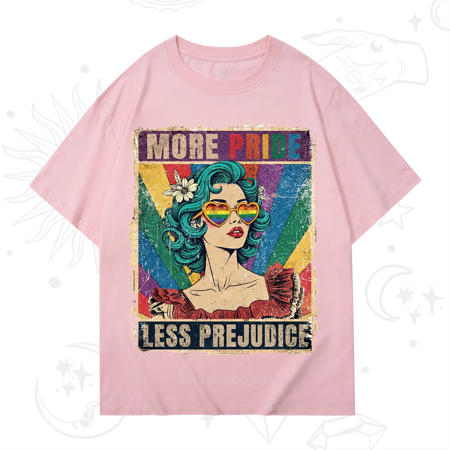 Purplehecate More Pride Less Prejudice T-Shirt