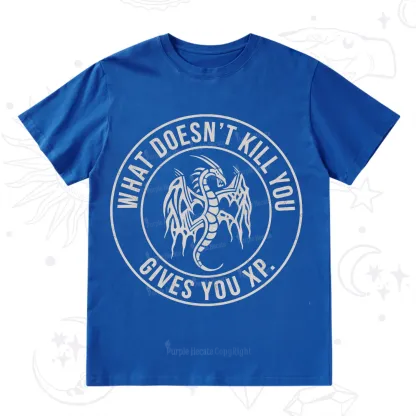 Purplehecate What Doesn't Kill You Gives You XP T-Shirt