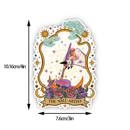 Purplehecate The Nail Artist Sticker