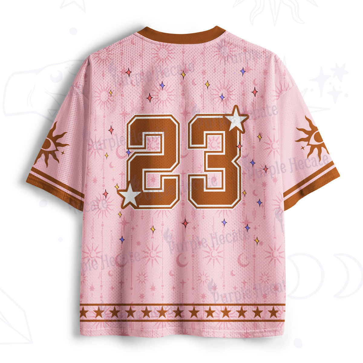 Purplehecate Cats and Moons A Divination Night Mesh Jersey