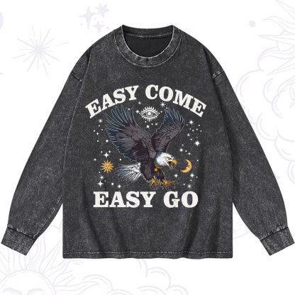Purplehecate Easy Come Easy Go Washed Long Sleeve Shirt