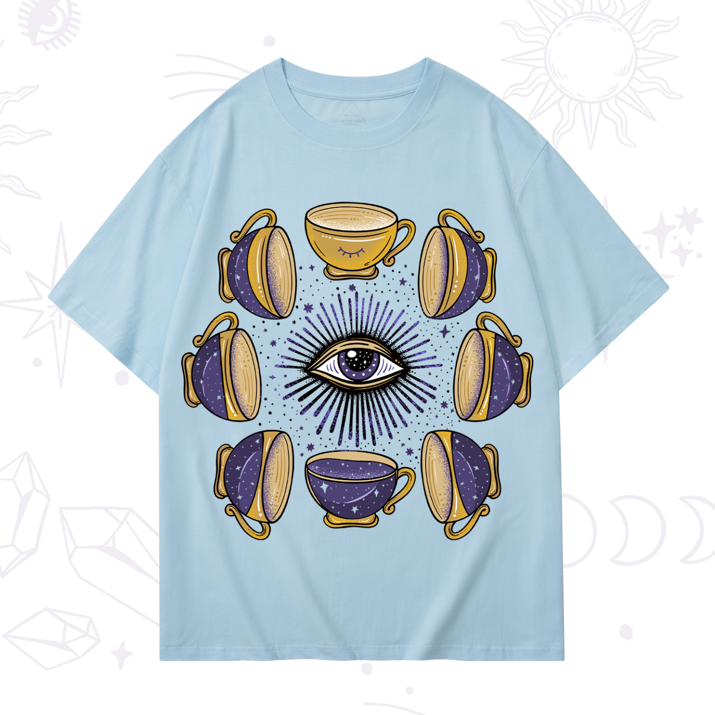 Purplehecate Moon Phase Coffee Lover T-Shirt