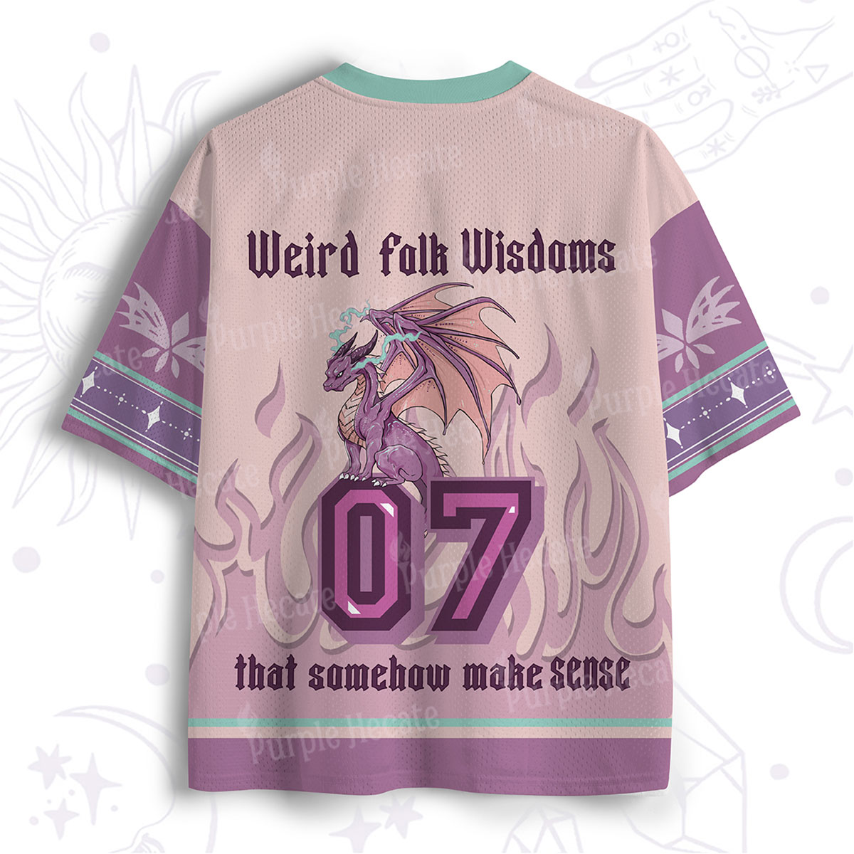 Purplehecate Weird Folk Wisdoms That Somehow Make Sense Mesh Jersey