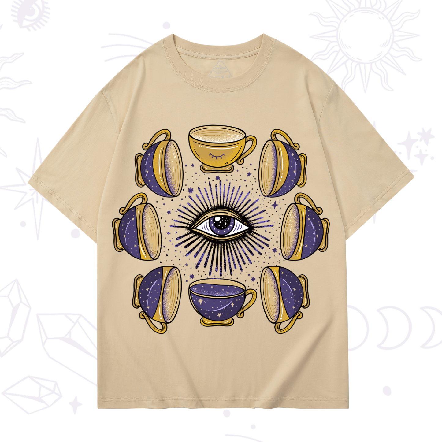 Purplehecate Moon Phase Coffee Lover T-Shirt