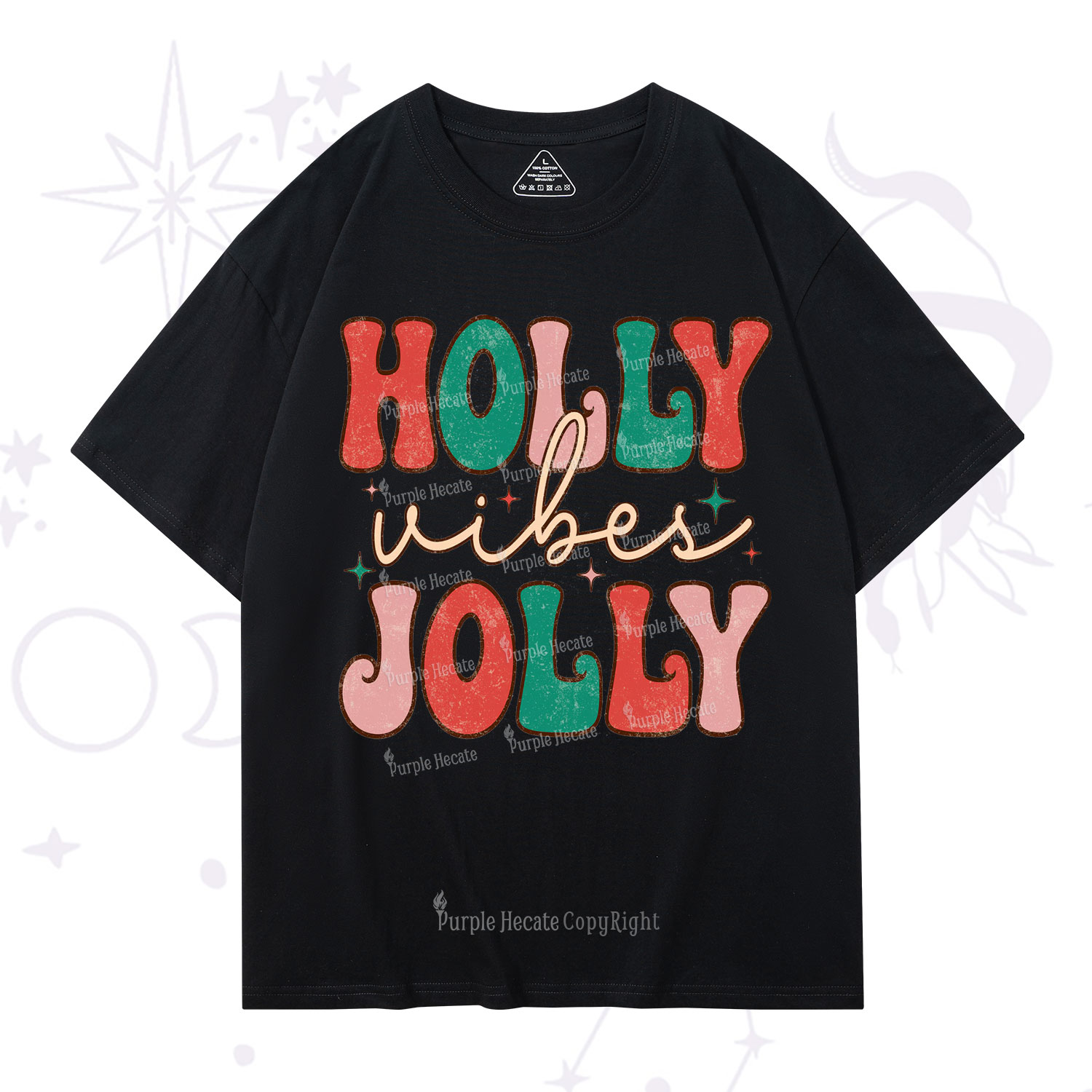 Purplehecate Have A Holly Jolly Christmas T-Shirt