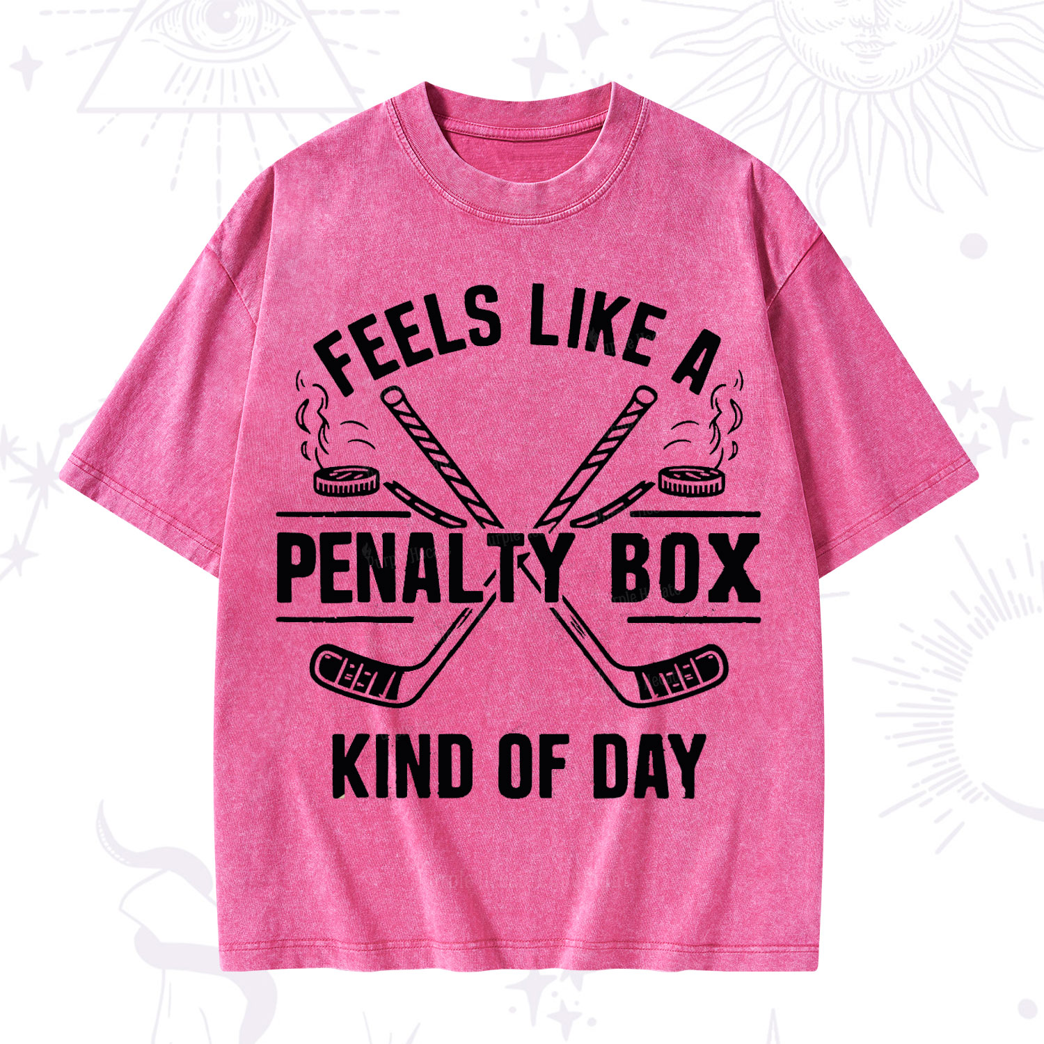 Purplehecate Feels Like A Penalty Box Kind Of Day Washed T-Shirt