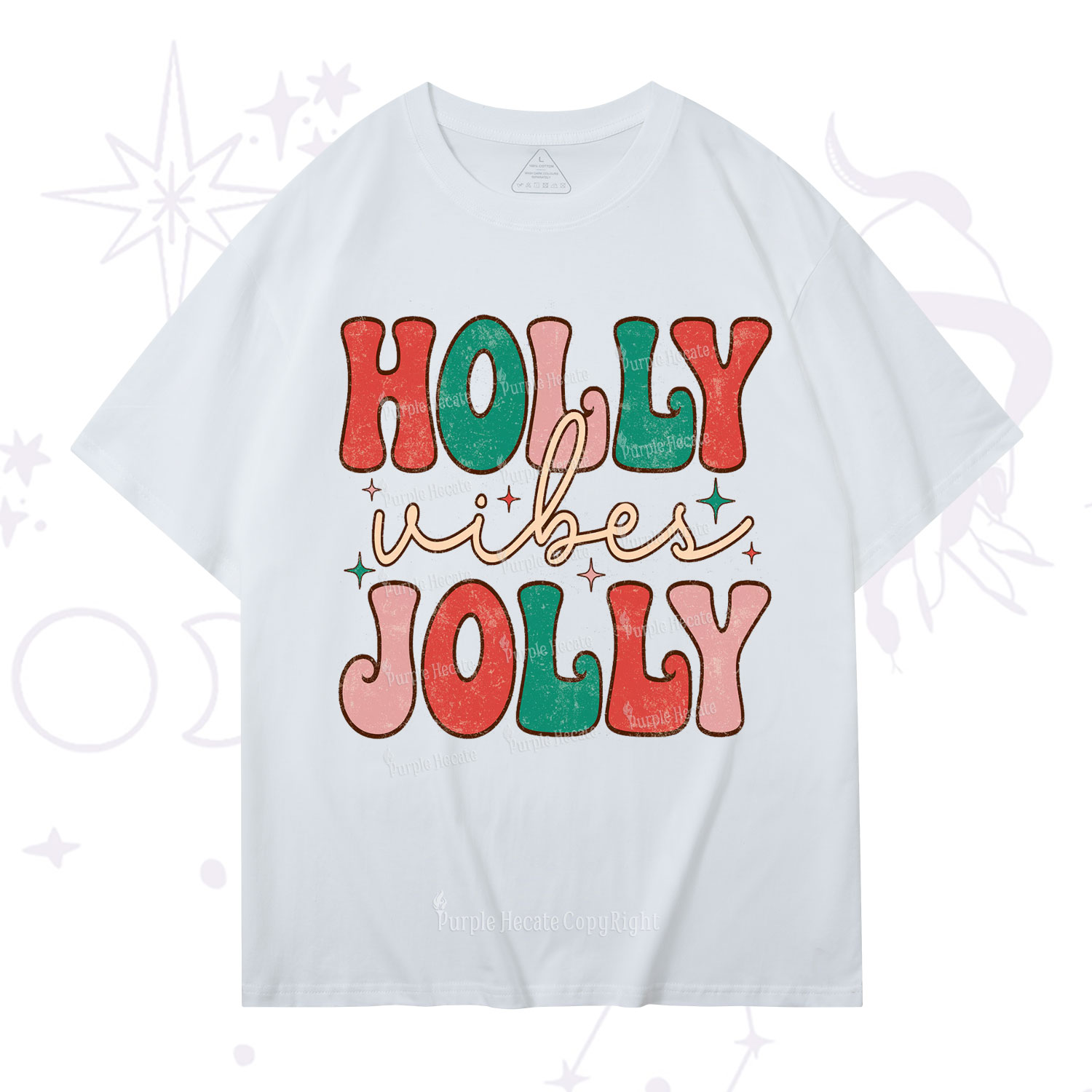 Purplehecate Have A Holly Jolly Christmas T-Shirt