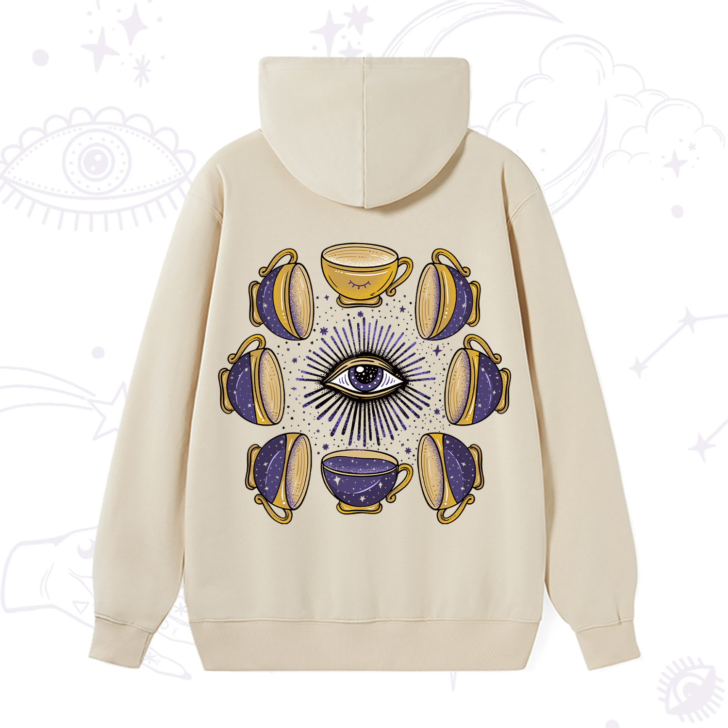 Purplehecate Moon Phase Coffee Lover Hoodie