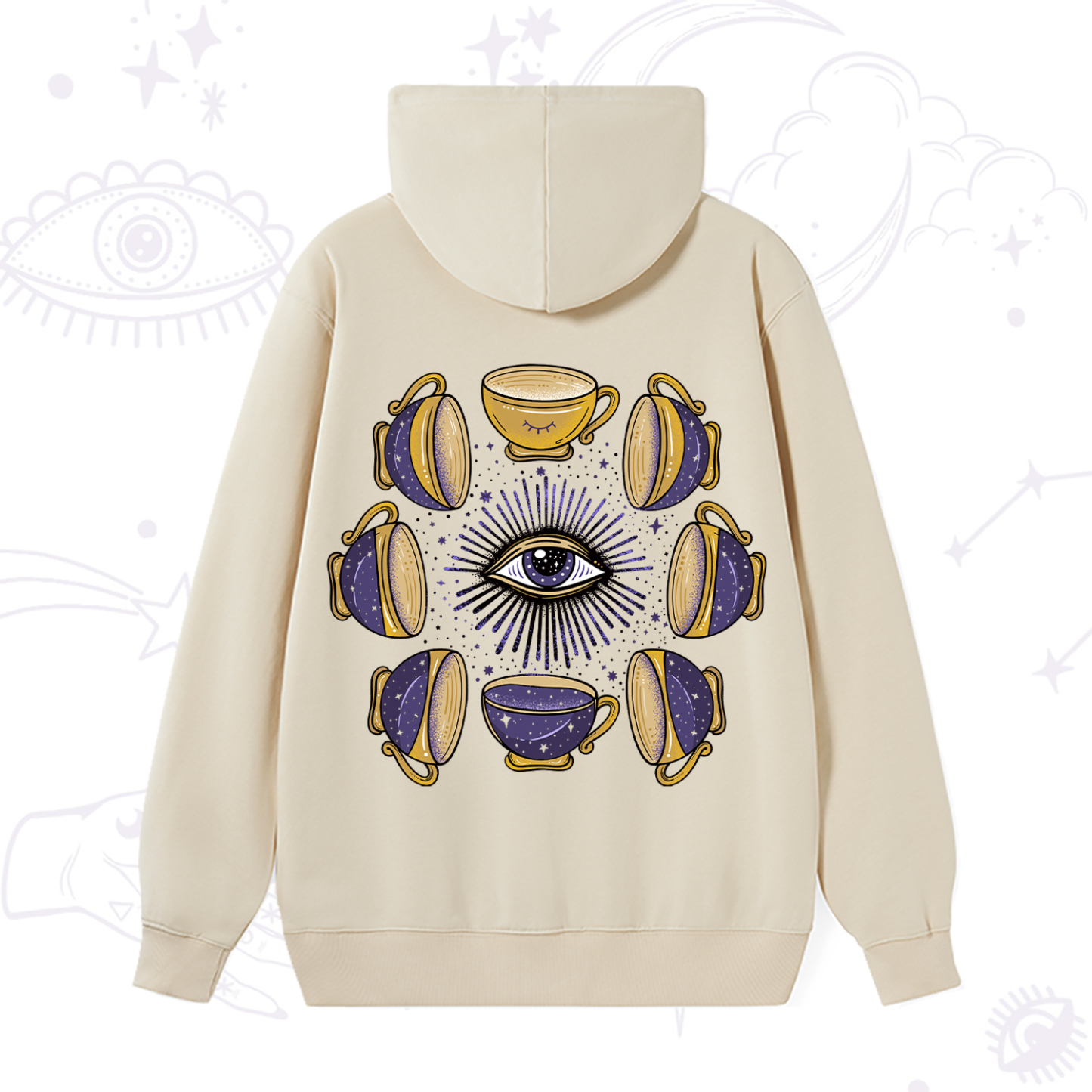 Purplehecate Moon Phase Coffee Lover Hoodie