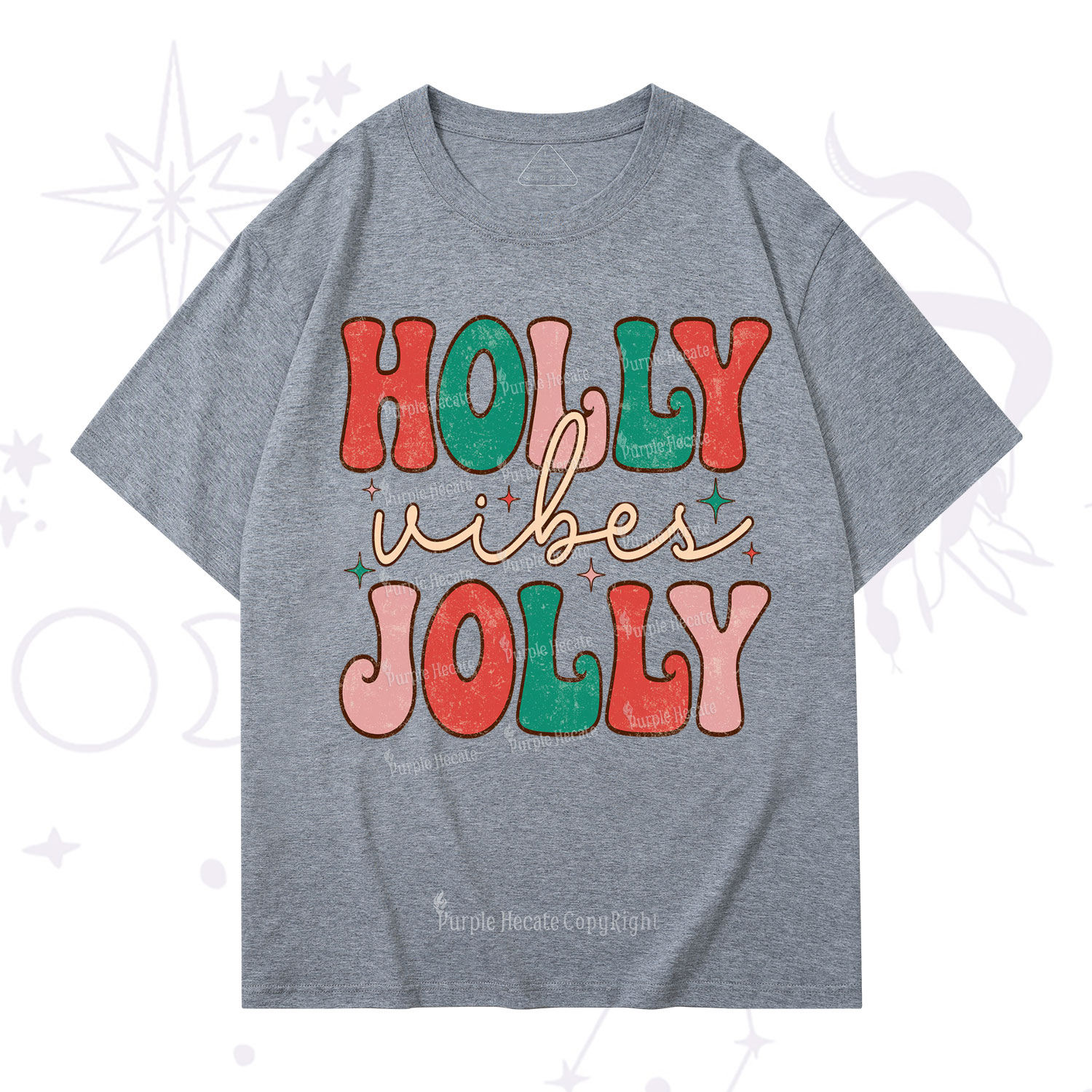 Purplehecate Have A Holly Jolly Christmas T-Shirt