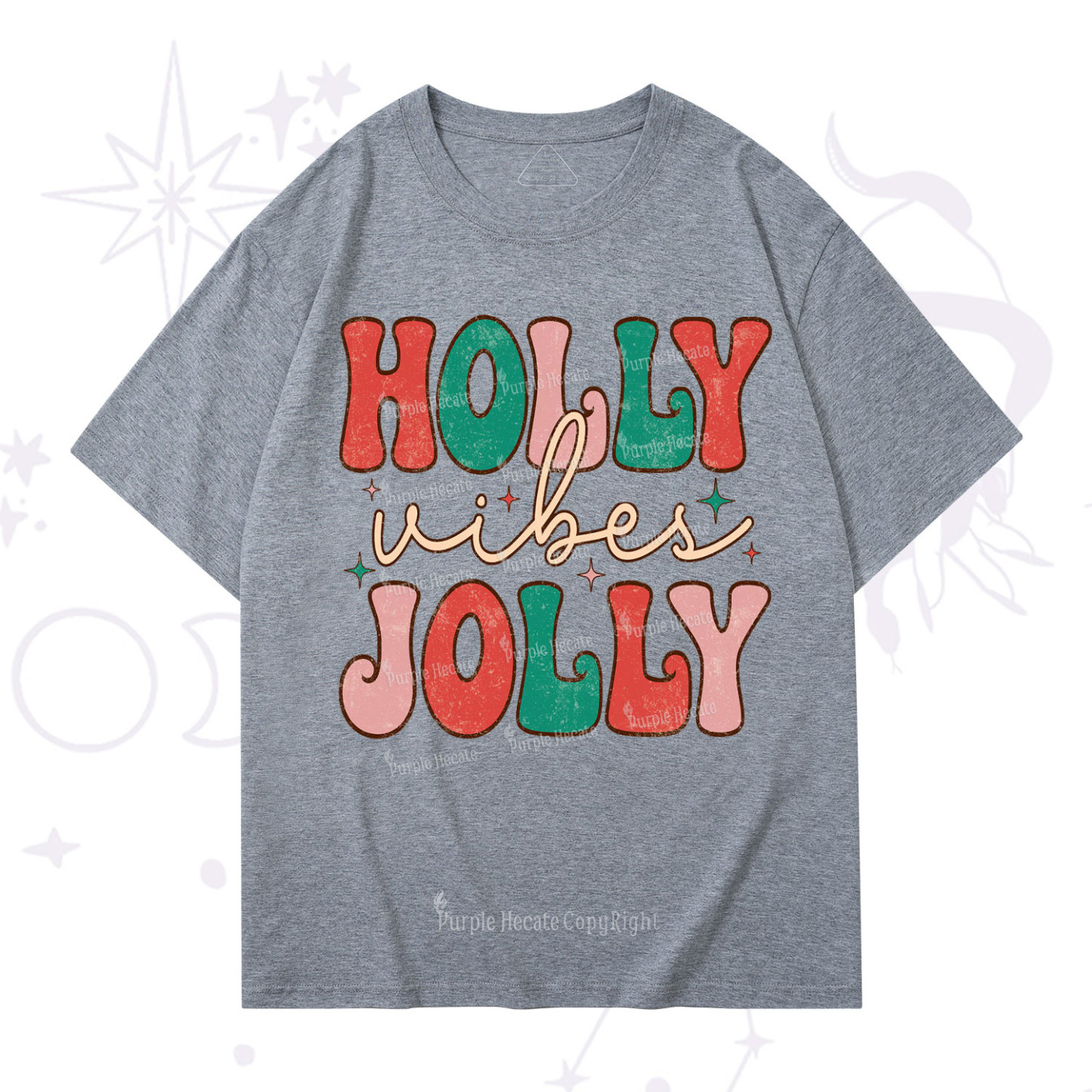 Purplehecate Have A Holly Jolly Christmas T-Shirt