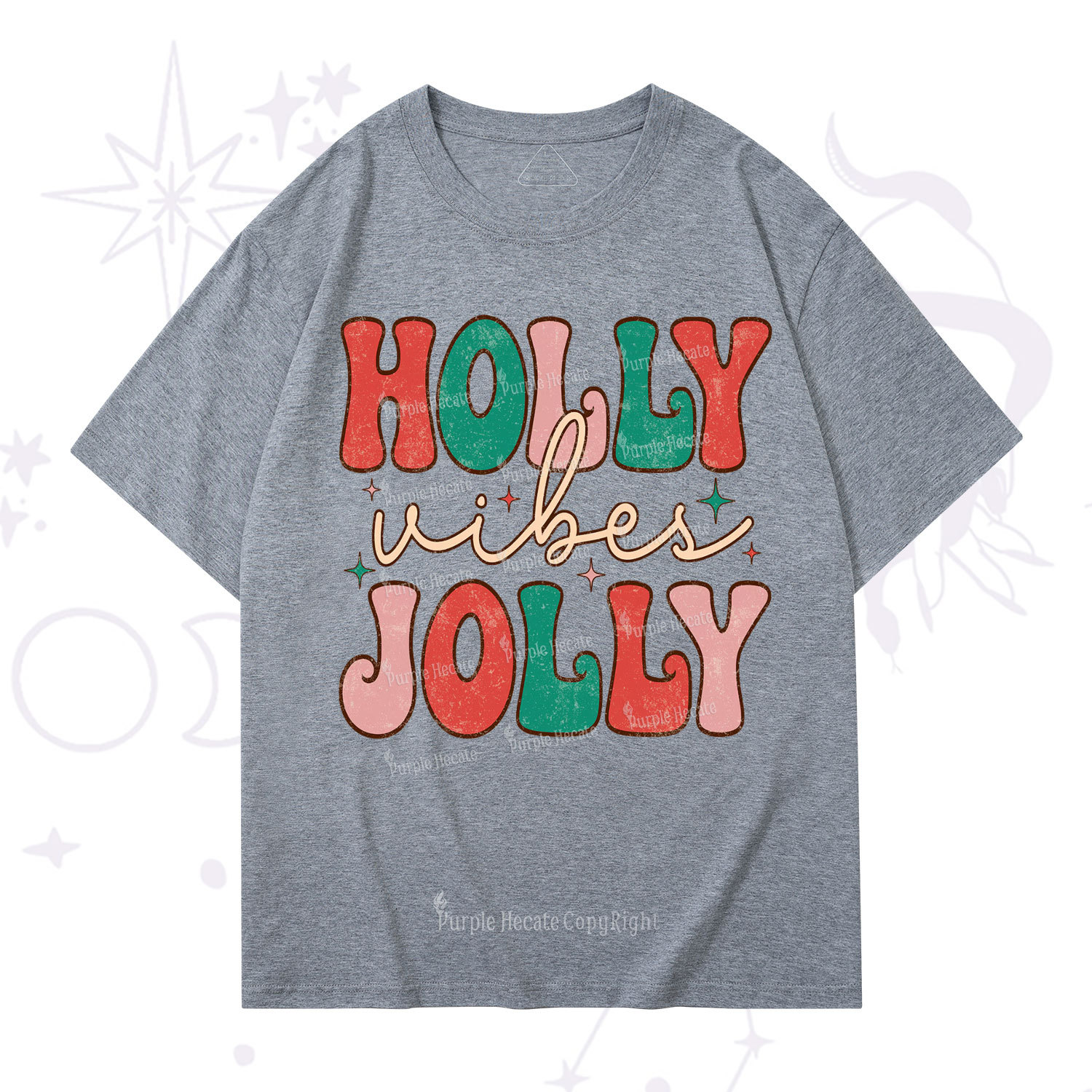 Purplehecate Have A Holly Jolly Christmas T-Shirt