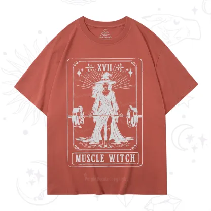 Purplehecate The Muscle With Tarot T-Shirt