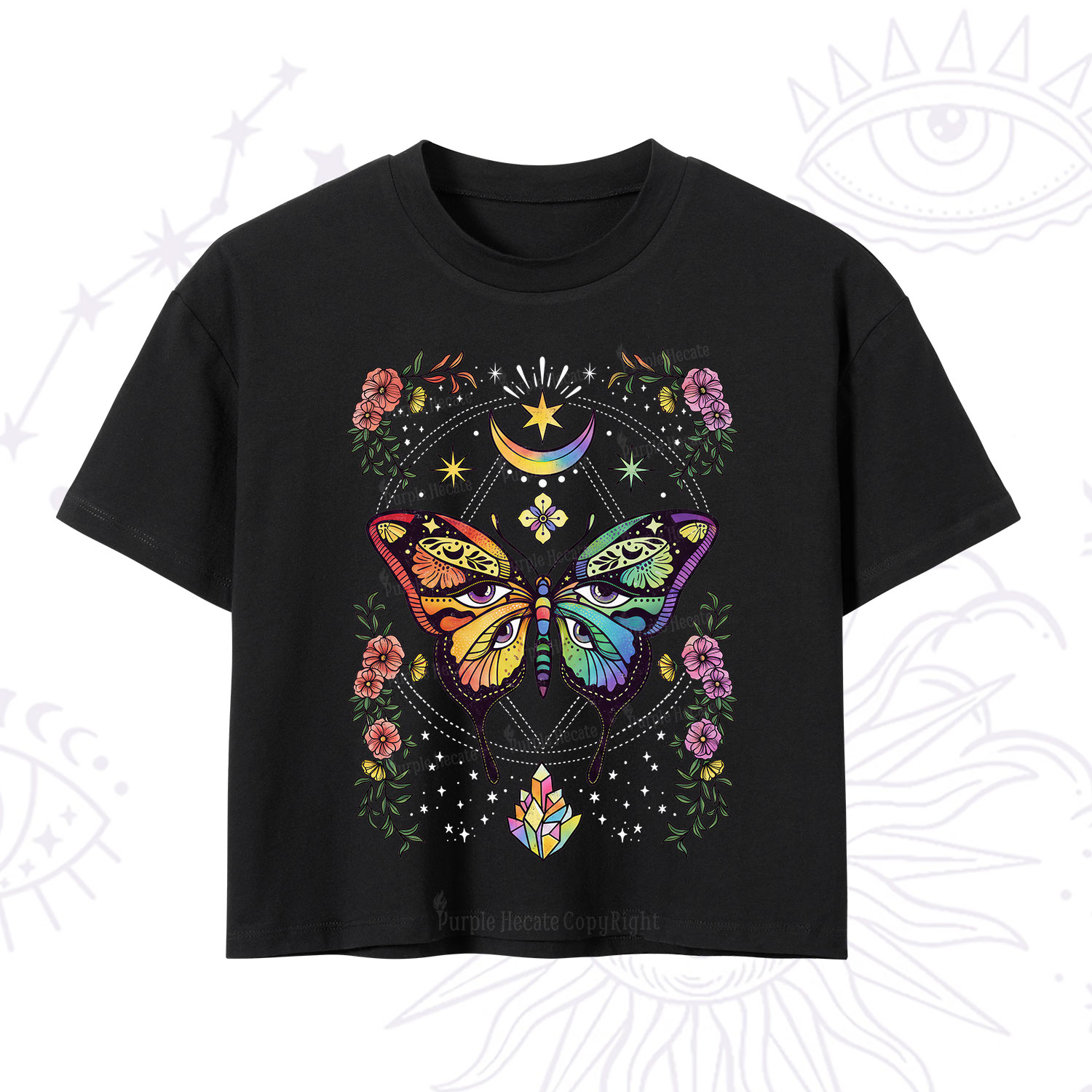 Purplehecate I Am Opening Pride Crop T-Shirt