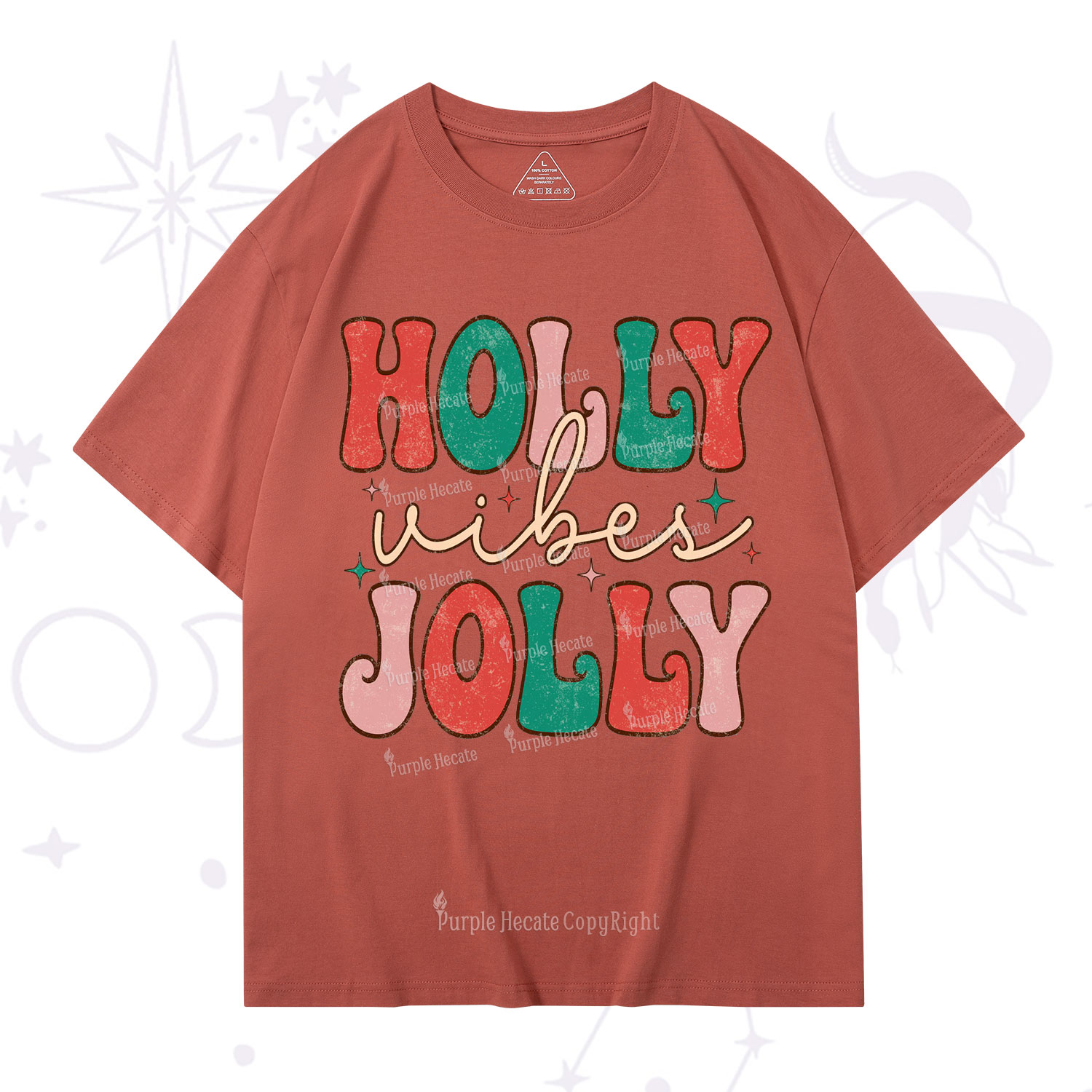 Purplehecate Have A Holly Jolly Christmas T-Shirt