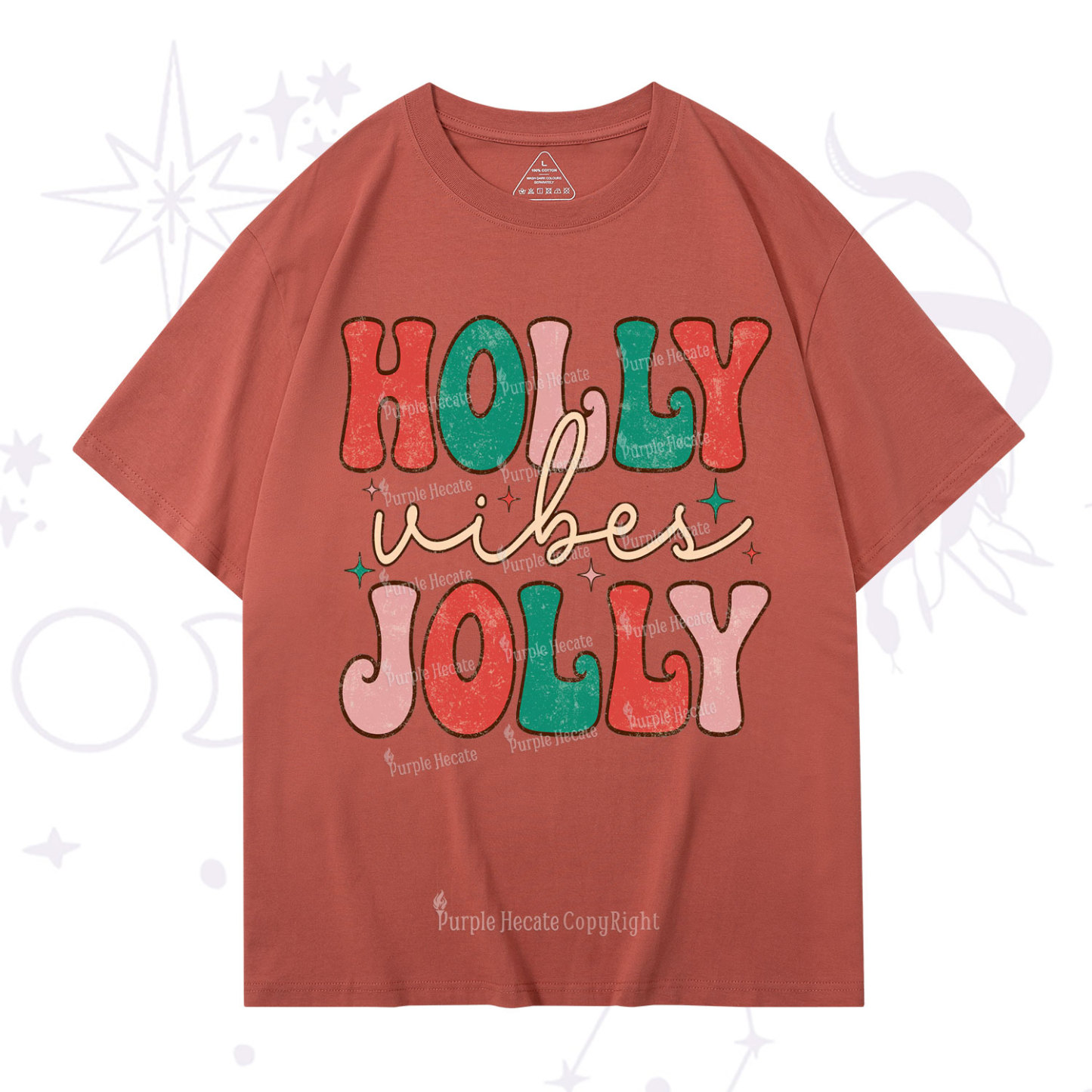 Purplehecate Have A Holly Jolly Christmas T-Shirt