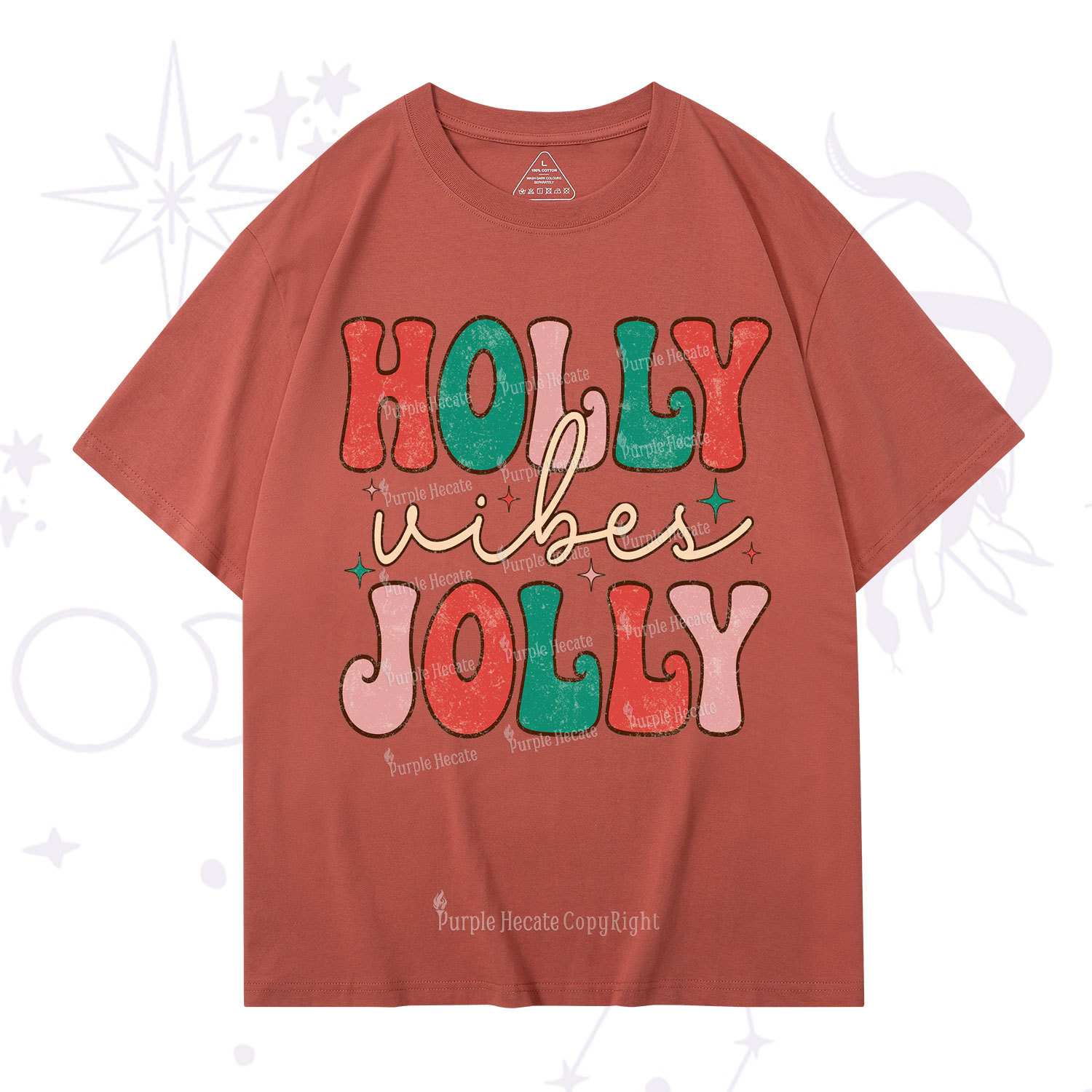 Purplehecate Have A Holly Jolly Christmas T-Shirt
