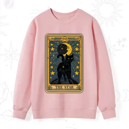 Purplehecate The Star Tarot Cat Sweatshirt