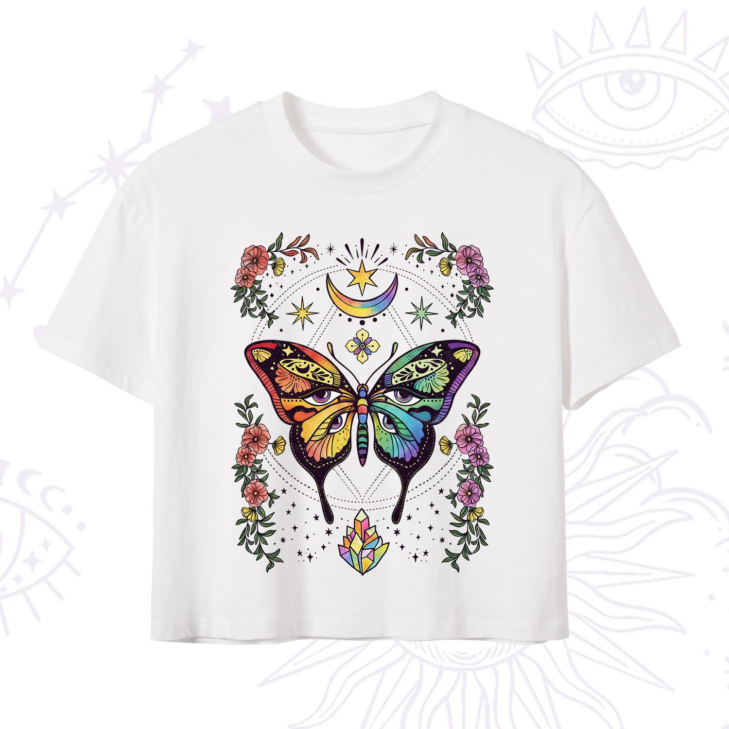 Purplehecate I Am Opening Pride Crop T-Shirt