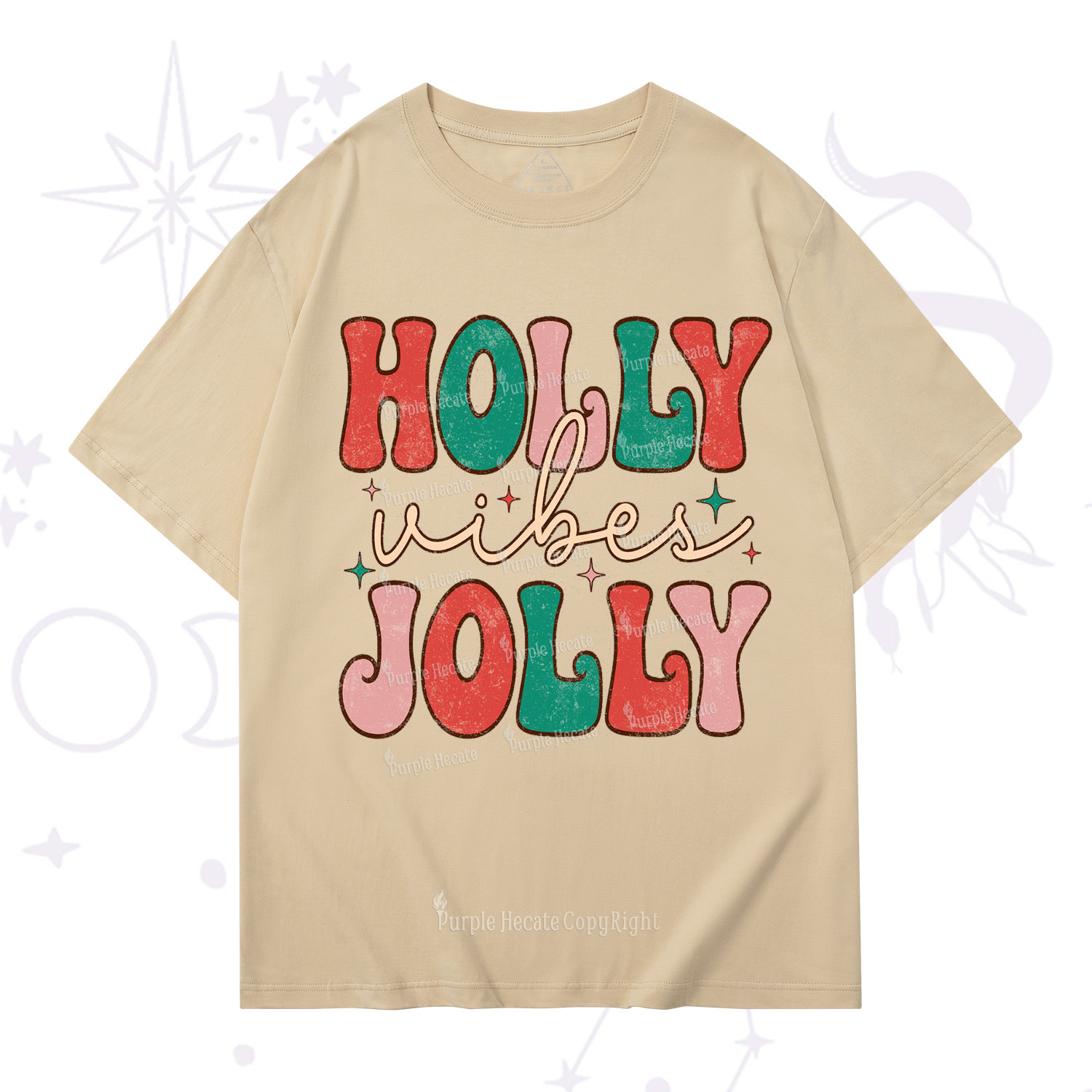 Purplehecate Have A Holly Jolly Christmas T-Shirt