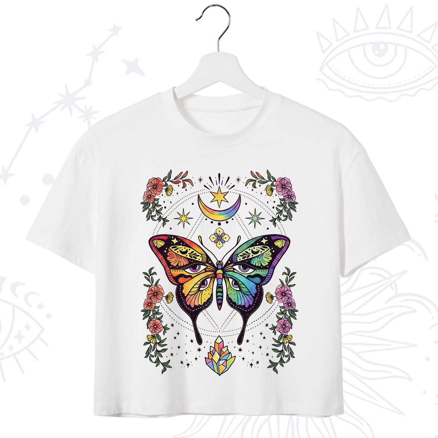 Purplehecate I Am Opening Pride Crop T-Shirt