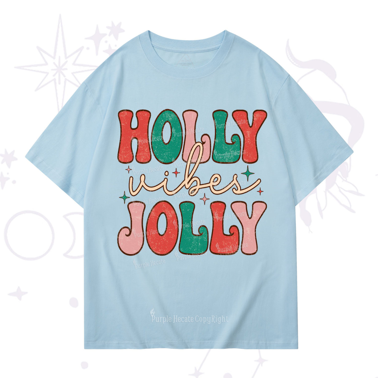 Purplehecate Have A Holly Jolly Christmas T-Shirt