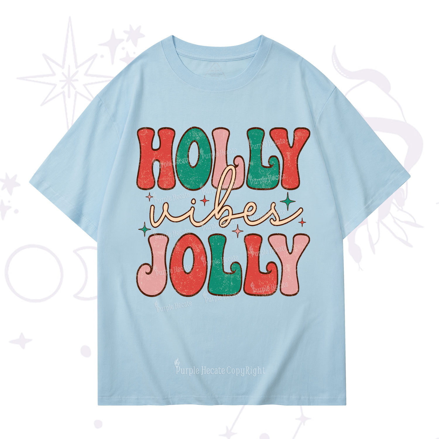 Purplehecate Have A Holly Jolly Christmas T-Shirt