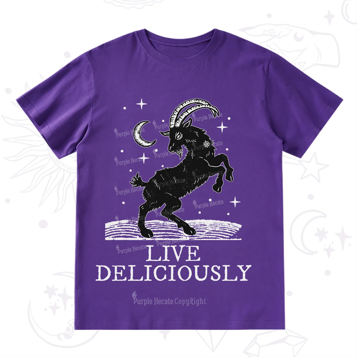 Purplehecate Live Deliciously T-Shirt