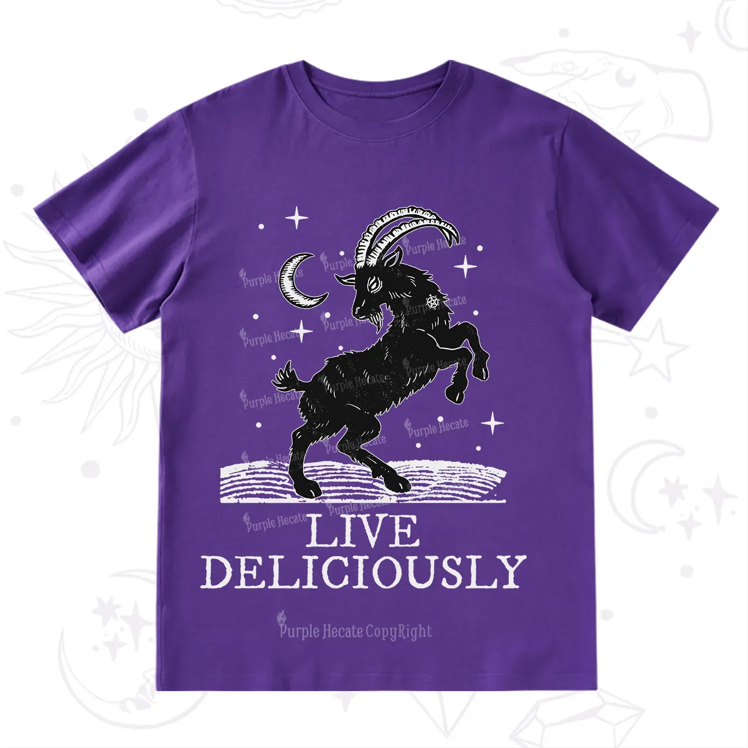 Purplehecate Live Deliciously T-Shirt