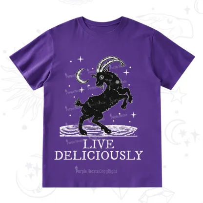 Purplehecate Live Deliciously T-Shirt