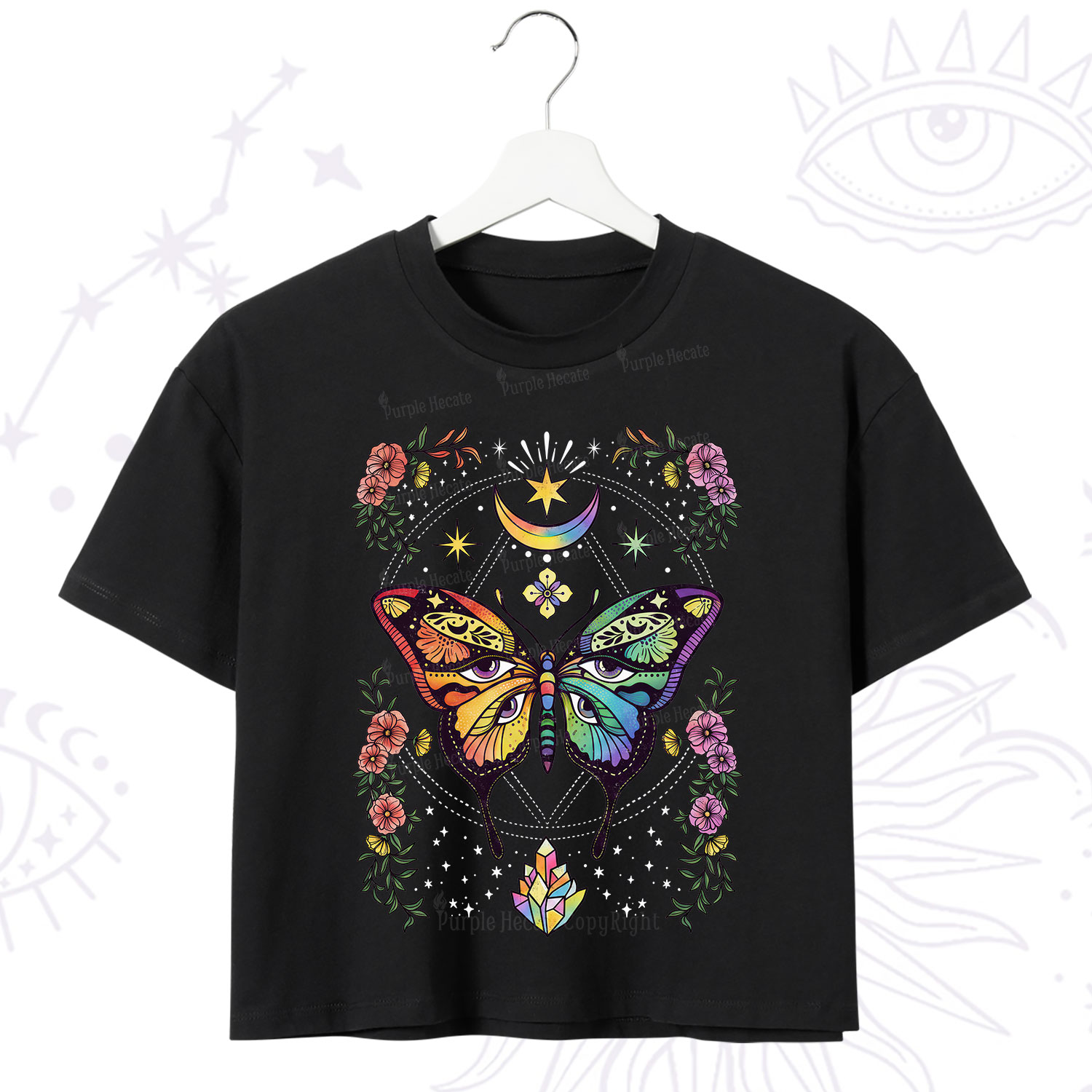 Purplehecate I Am Opening Pride Crop T-Shirt