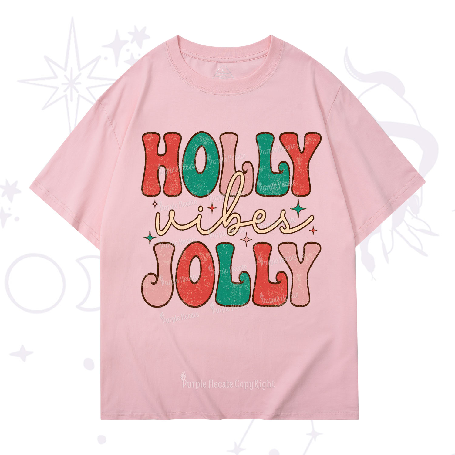 Purplehecate Have A Holly Jolly Christmas T-Shirt