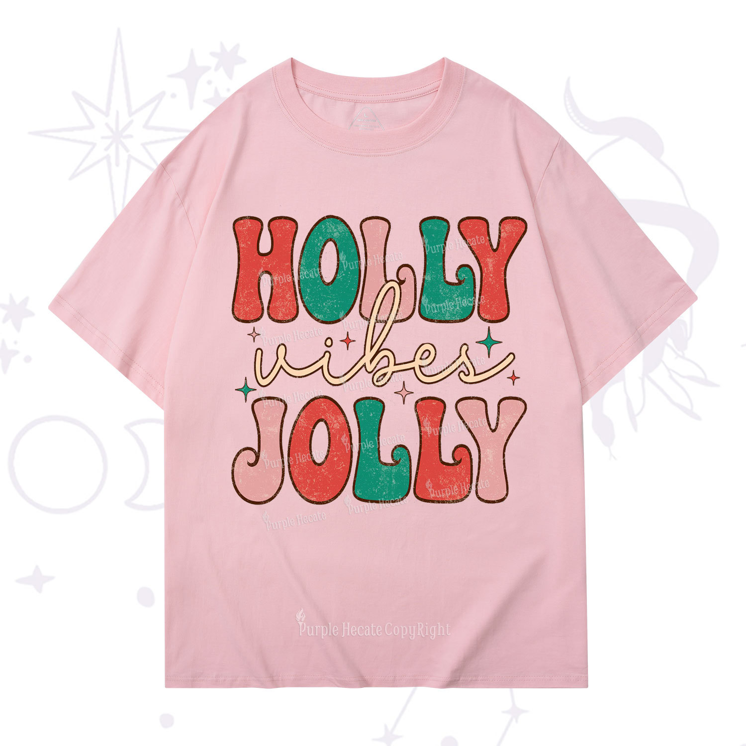 Purplehecate Have A Holly Jolly Christmas T-Shirt