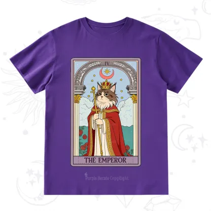 Purplehecate The Emperor Cat Tarot T-Shirt