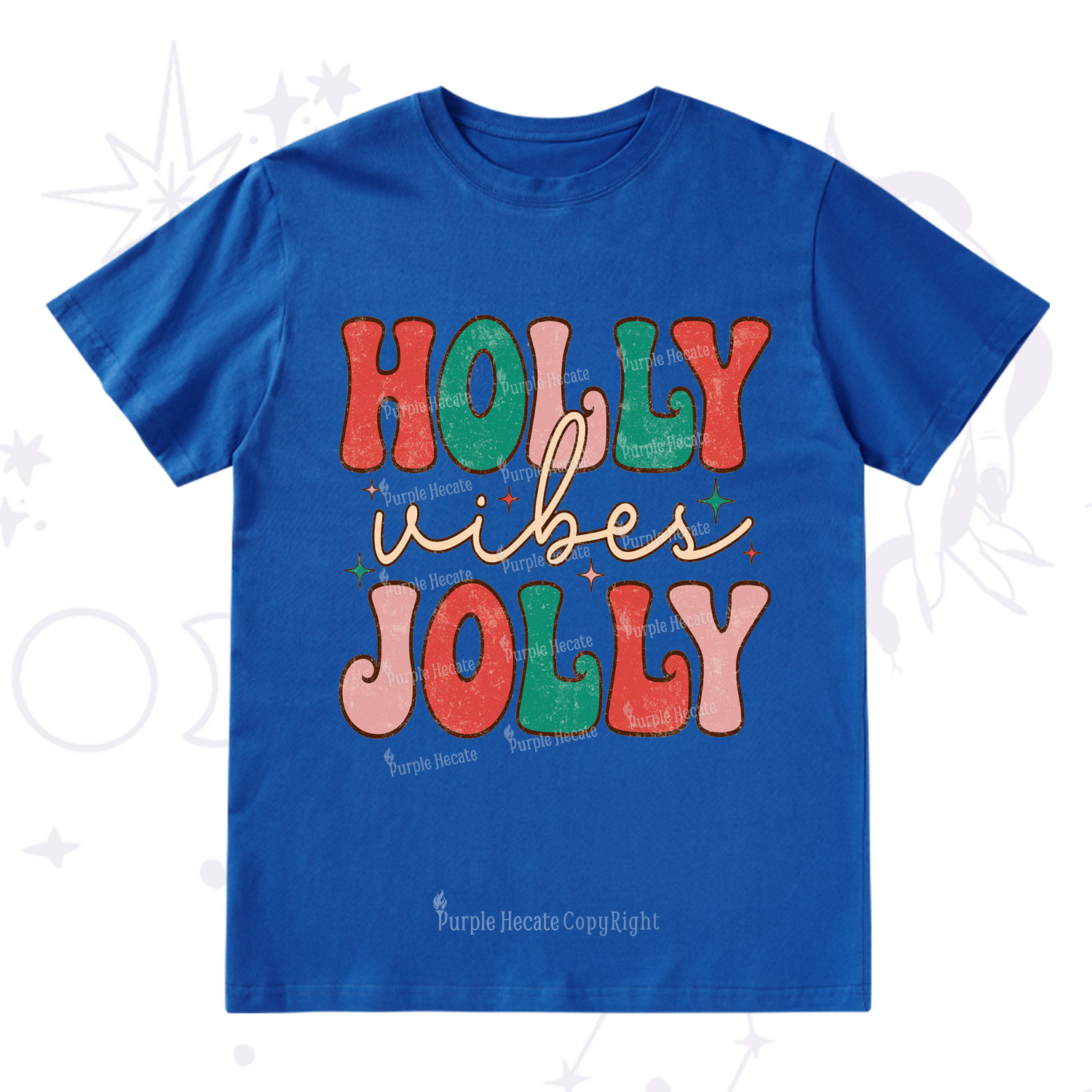 Purplehecate Have A Holly Jolly Christmas T-Shirt