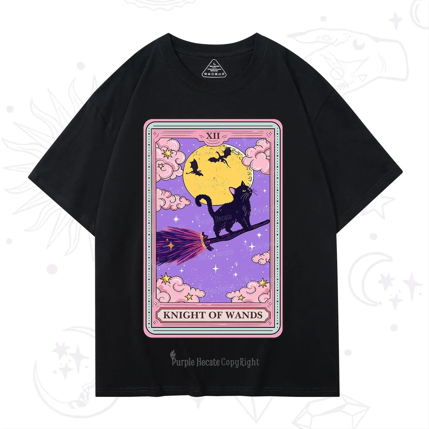 Purplehecate The Knight of Wands Tarot T-Shirt
