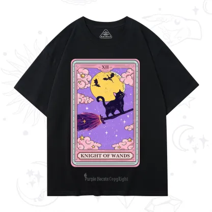 Purplehecate The Knight of Wands Tarot T-Shirt