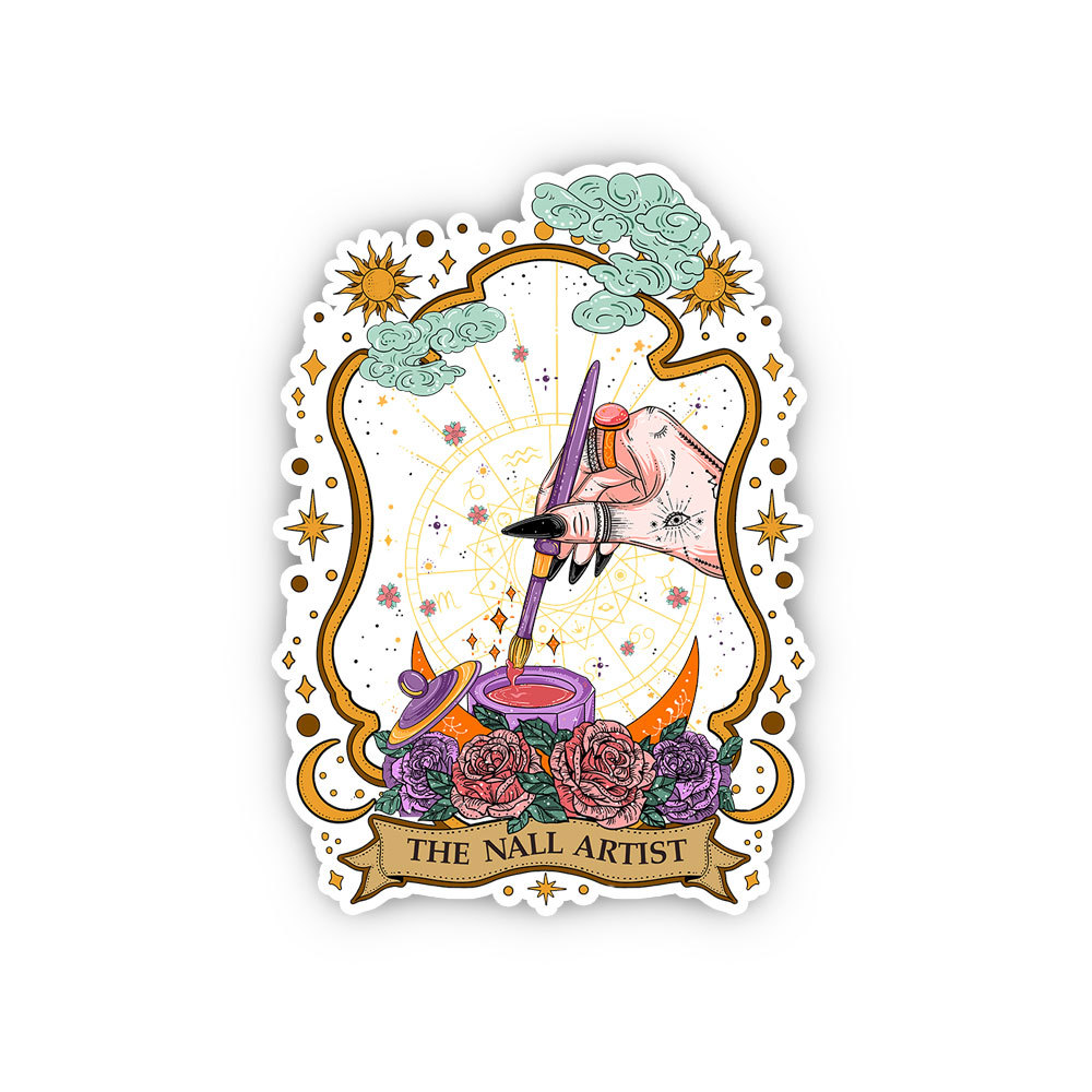 Purplehecate The Nail Artist Sticker