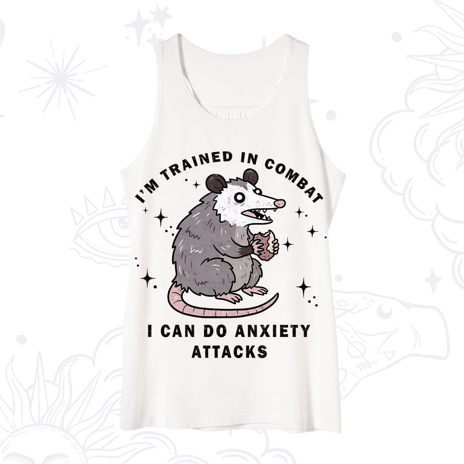 Purplehecate Anixety Attack Opossum Tank